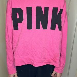 PINK Victoria's Secret Bold Pink Sweatshirt